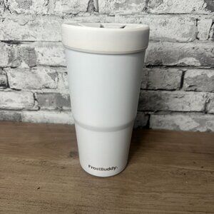 NWOT FrostBuddy Universal Cup Insulator To Go Buddy ONE SIZE (White) 12-32oz